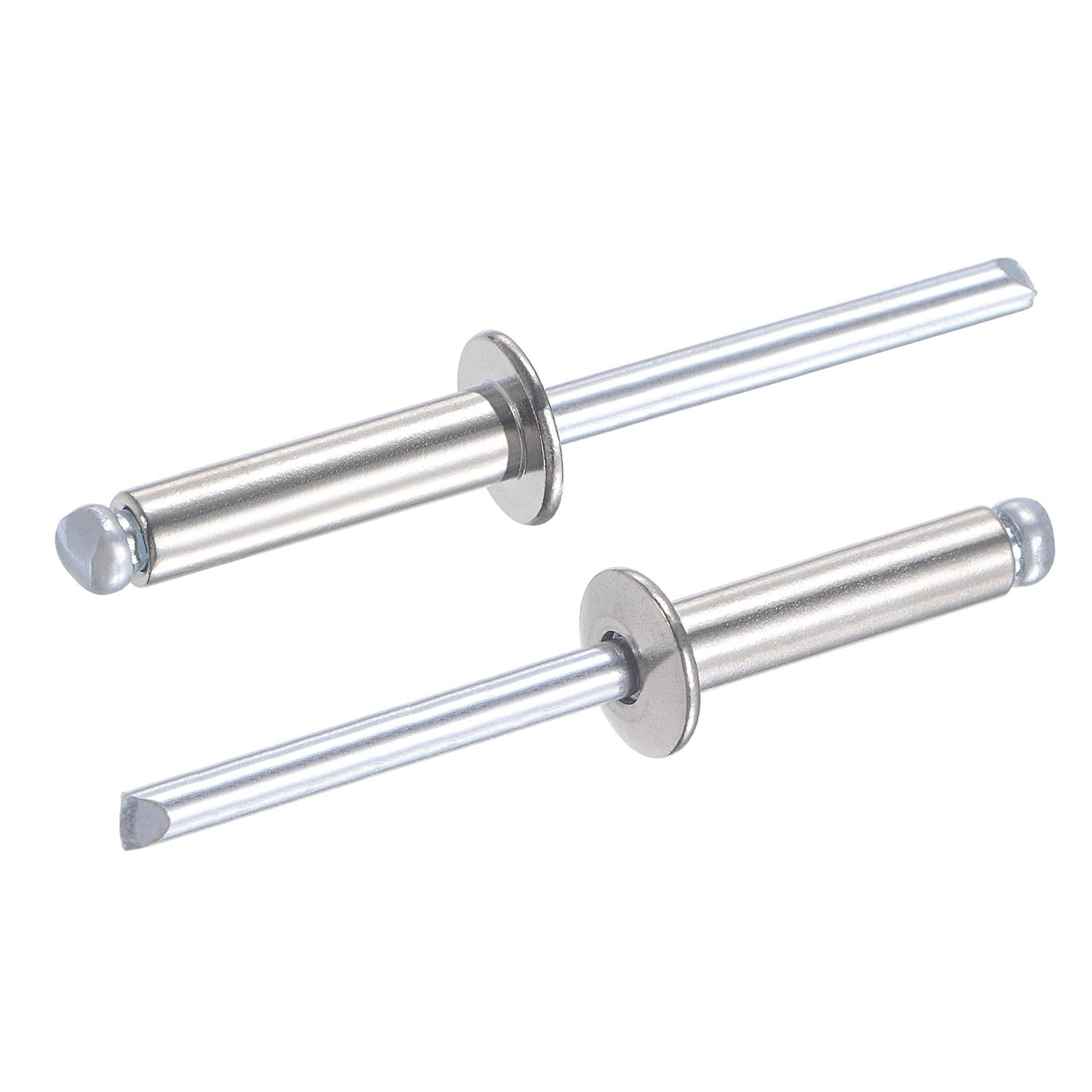 TA-VIGOR 25pcs 5mm x 20mm Blind Rivets, 304 Stainless Steel Pop Rivets with Flat Head