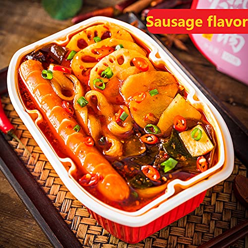 Buy CZM Self Heating Hot Pot Chinese Meal Instant Noodle Rice Food Storage Snacks (Spicy Plus