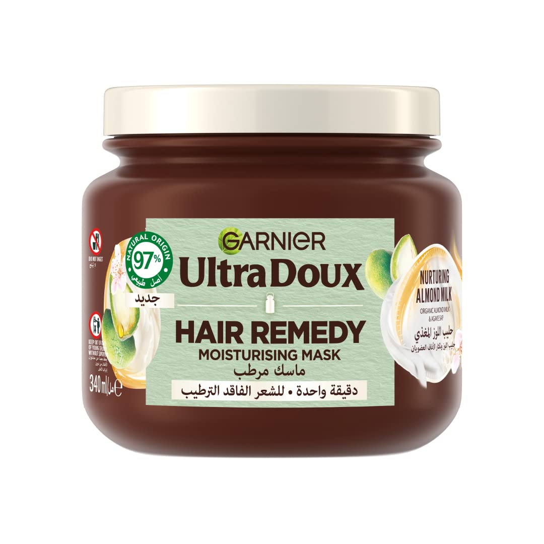 Garnier Ultra Doux Almond Milk moisturising Hair Remedy Mask for dehydrated hair 340ml