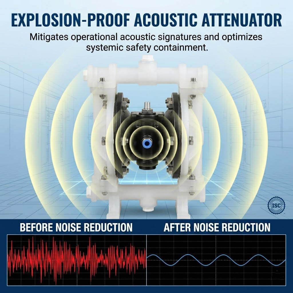 AODD 1/2" 12 GPM Air Operated Diaphragm Pump Pneumatic Transfer
