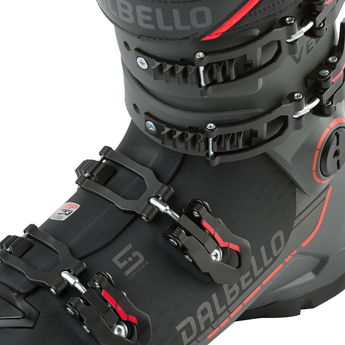 Dalbello Veloce 110 MV Ski Boots 2025 Black/Dove Grey 28.5
