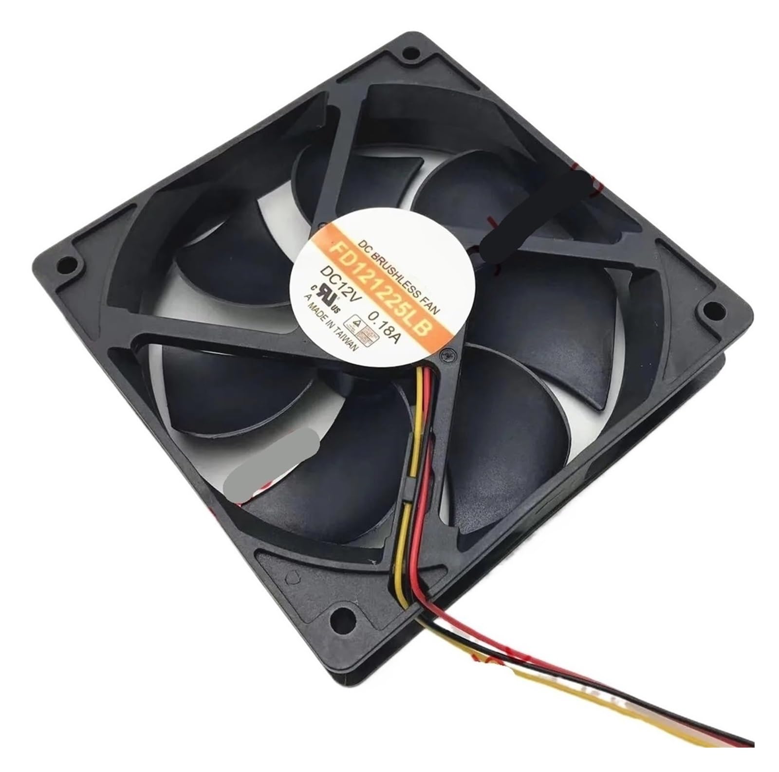 YMUGUEGH FD121225LB 12V 0.18A 120x120x25mm 3-wire Cooling Fan