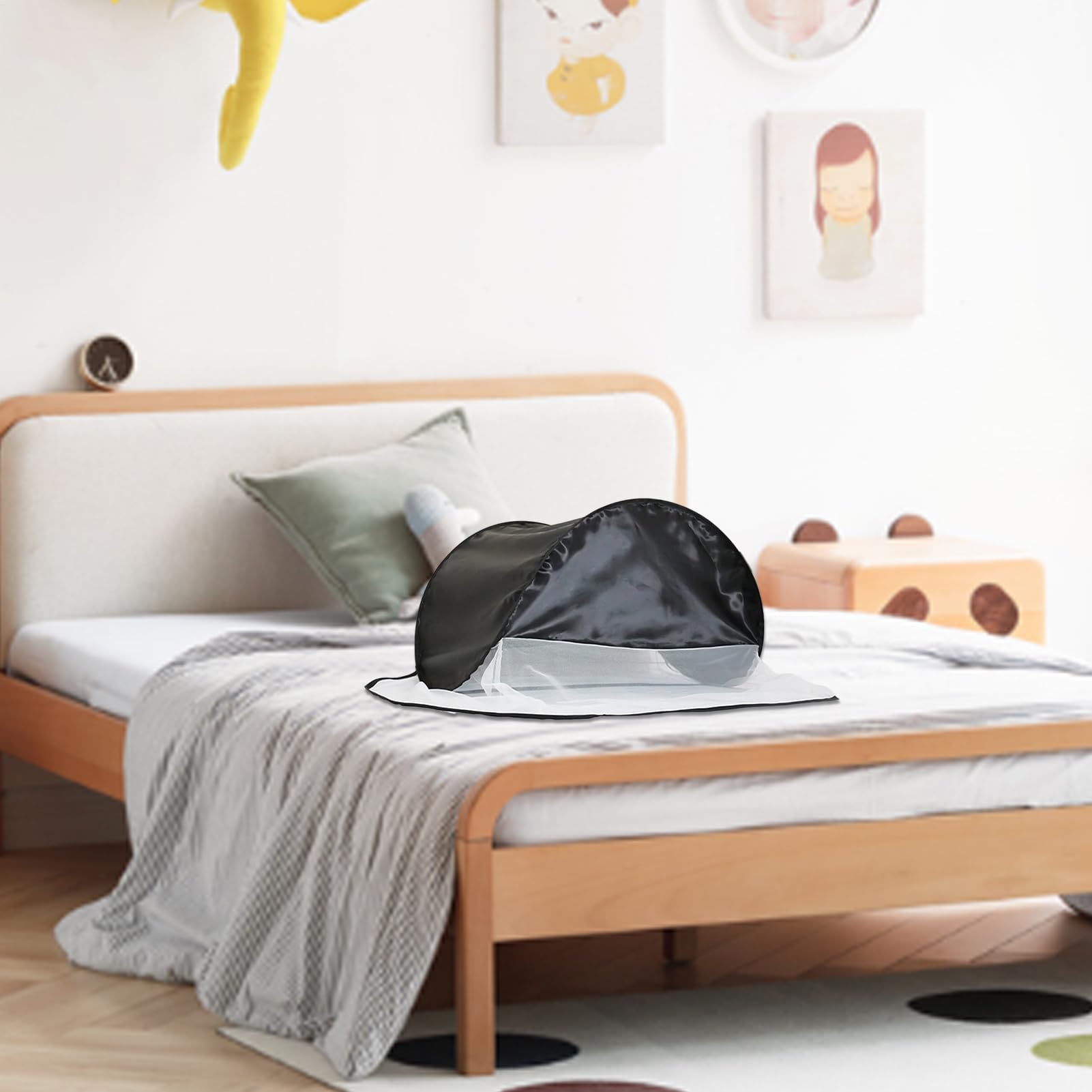 Generisch Tent - Light Blocking Sleep Den | Datenschutzbett Baldachin | Blackouts Schlafzelt | -Bett - für Kopf geeignet zum, Reisen und ungestörte Ruhe