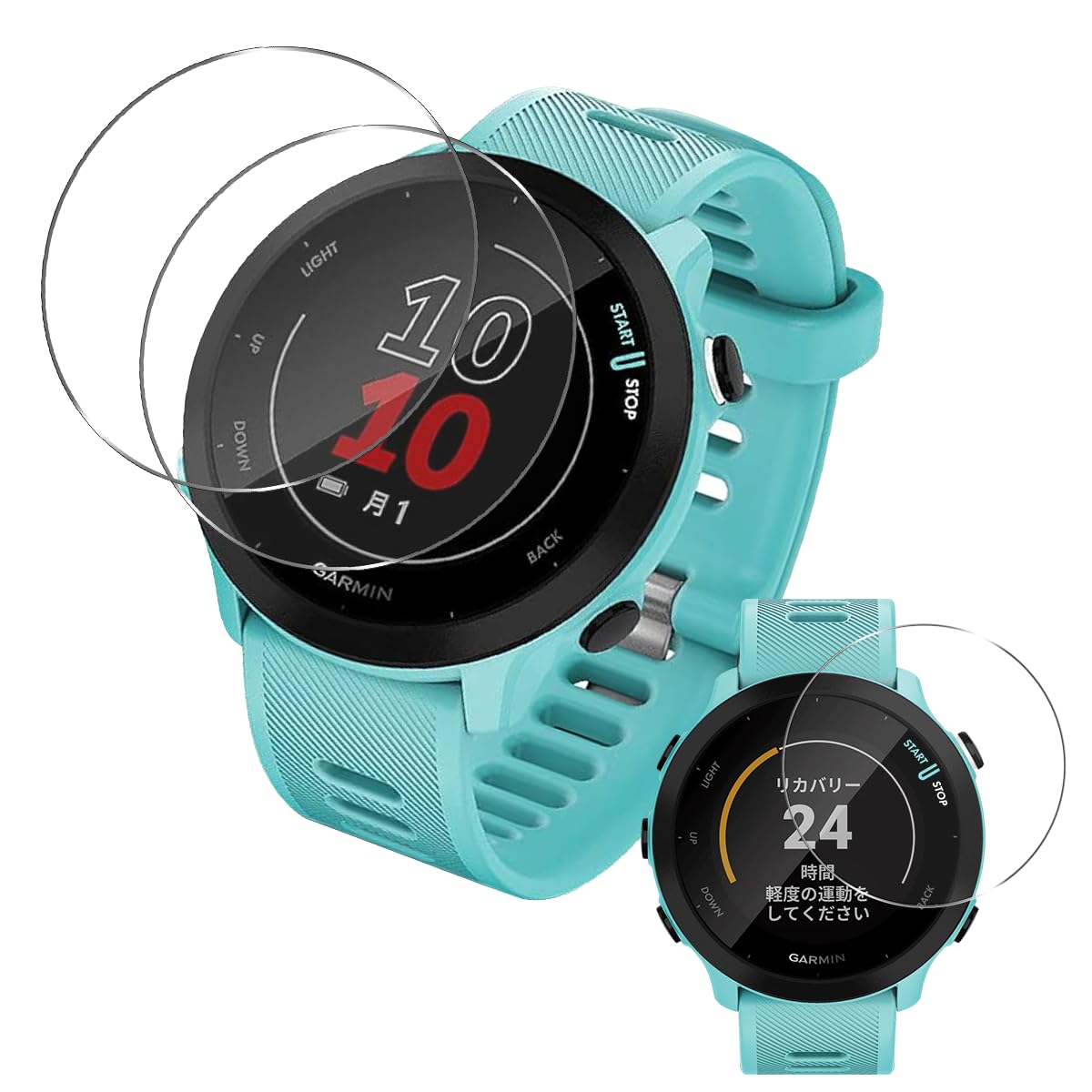 Amazon.co.jp: 対応 GARMIN ForeAthlete 55 ガラスフィルム 【3枚 