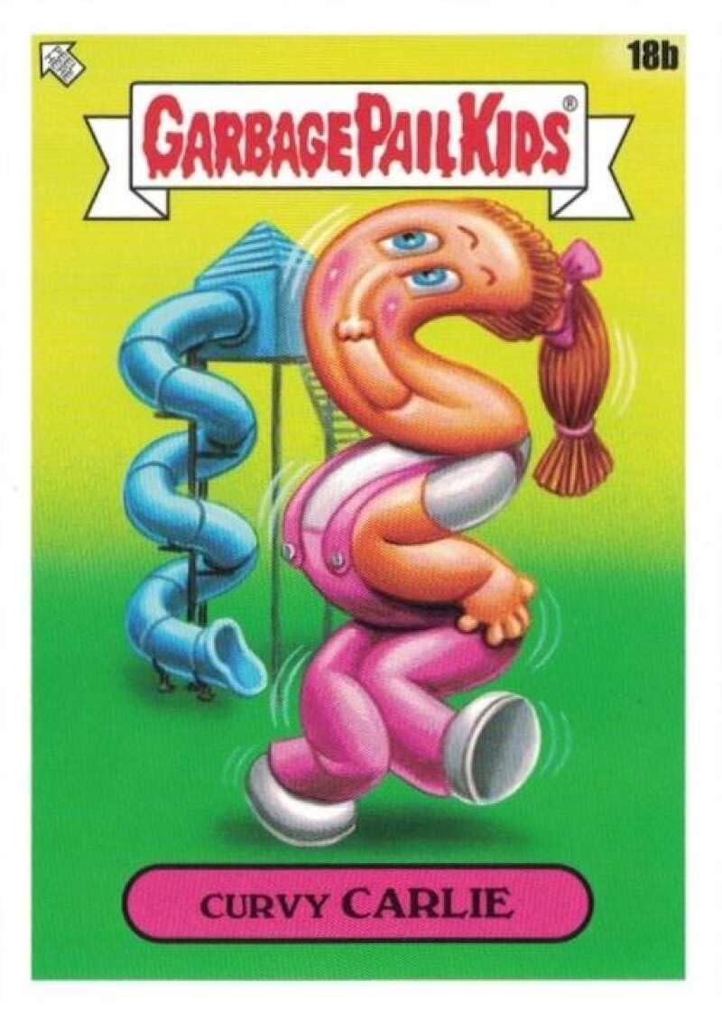 2024 Topps Garbage Pail Kids: Kids At Play #18b Curvy Carlie