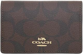 [コーチ] 小物(カードケース) F91681 91681 ブラウン×ブラック シグネチャー コーテッド キャンバス ビジネス カード ケース レディース メンズ [アウトレット品] [ブランド] [並行輸入品]
