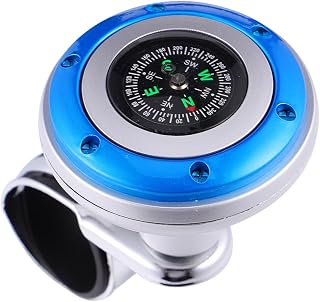 ERINGOGO Ball Auto Wheel Power Booster Assistive Car Vehicle Silver Steering Knob Handle for