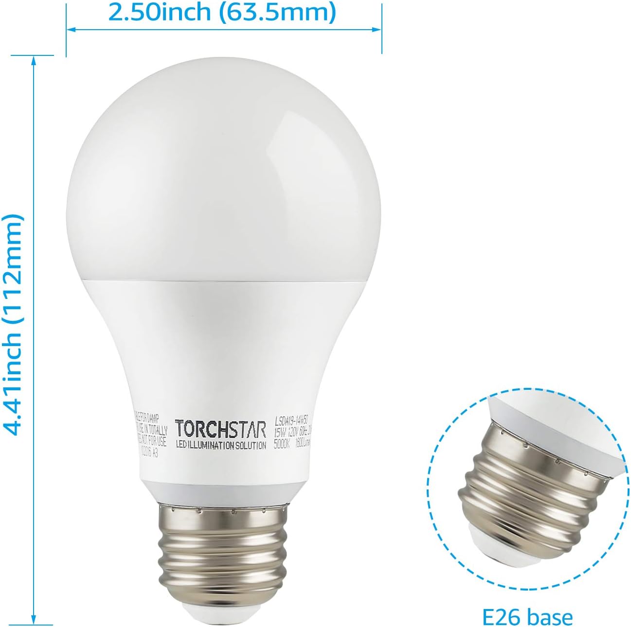 Buy Torchstar Universal Garage Door Opener Led Light Bulb 100w Equivalent 1500lm Ultra Bright Ul Listed A19 Bulbs Minimize Interference For Outdoor Wall Lamp 15w E26 Base 5000k Daylight Pack Of 2 Online In Buy Torchstar Universal Garage Door Opener Led Light Bulb 100w Equivalent 1500lm Ultra Bright Ul Listed A19 Bulbs Minimize Interference For Outdoor Wall Lamp 15w E26 Base 5000k Daylight Pack Of 2 Online In