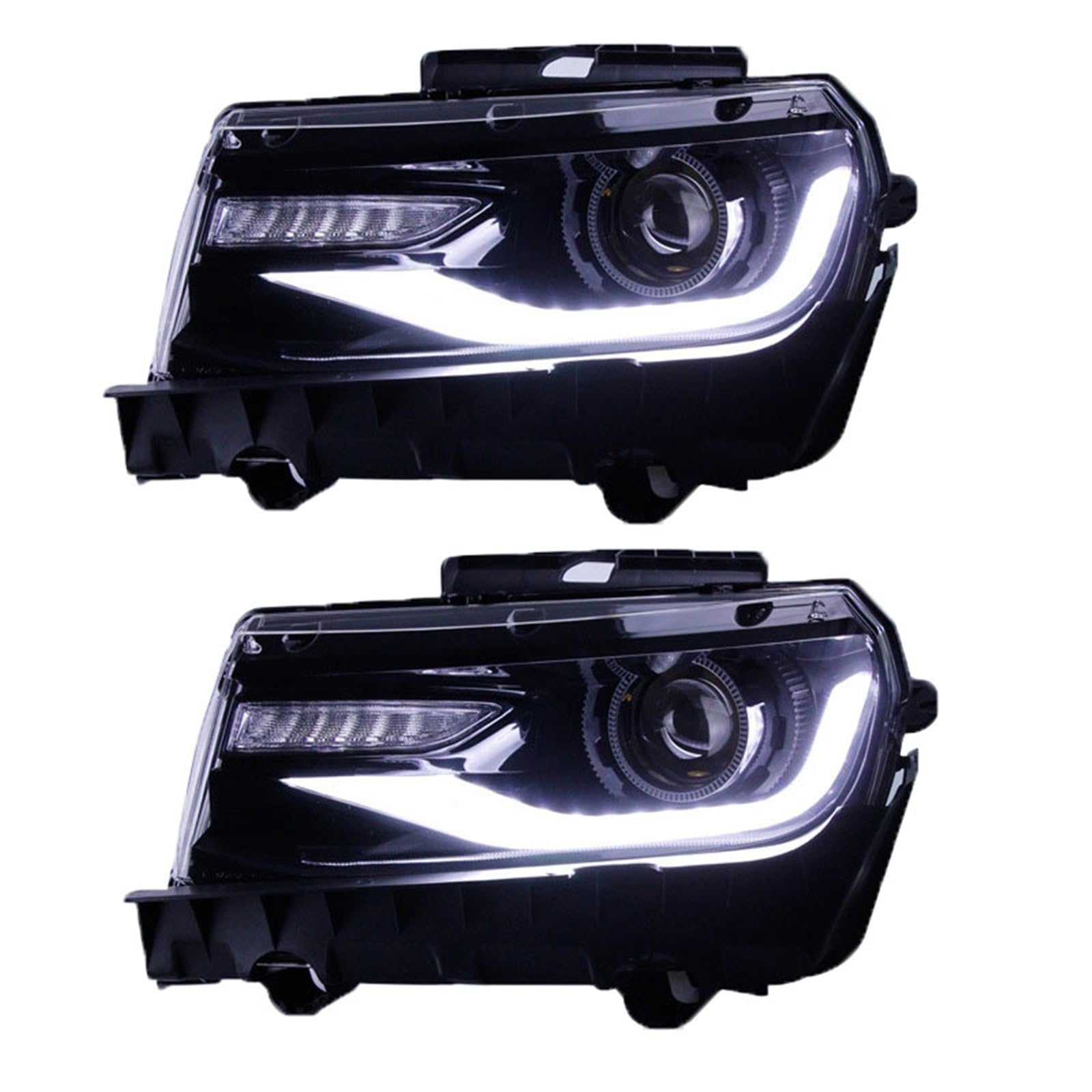 Gruppo fari per Auto per Chevrolet Camaro 2012-2015 5a Generazione, indicatori di direzione sequenziali, fari Anteriori