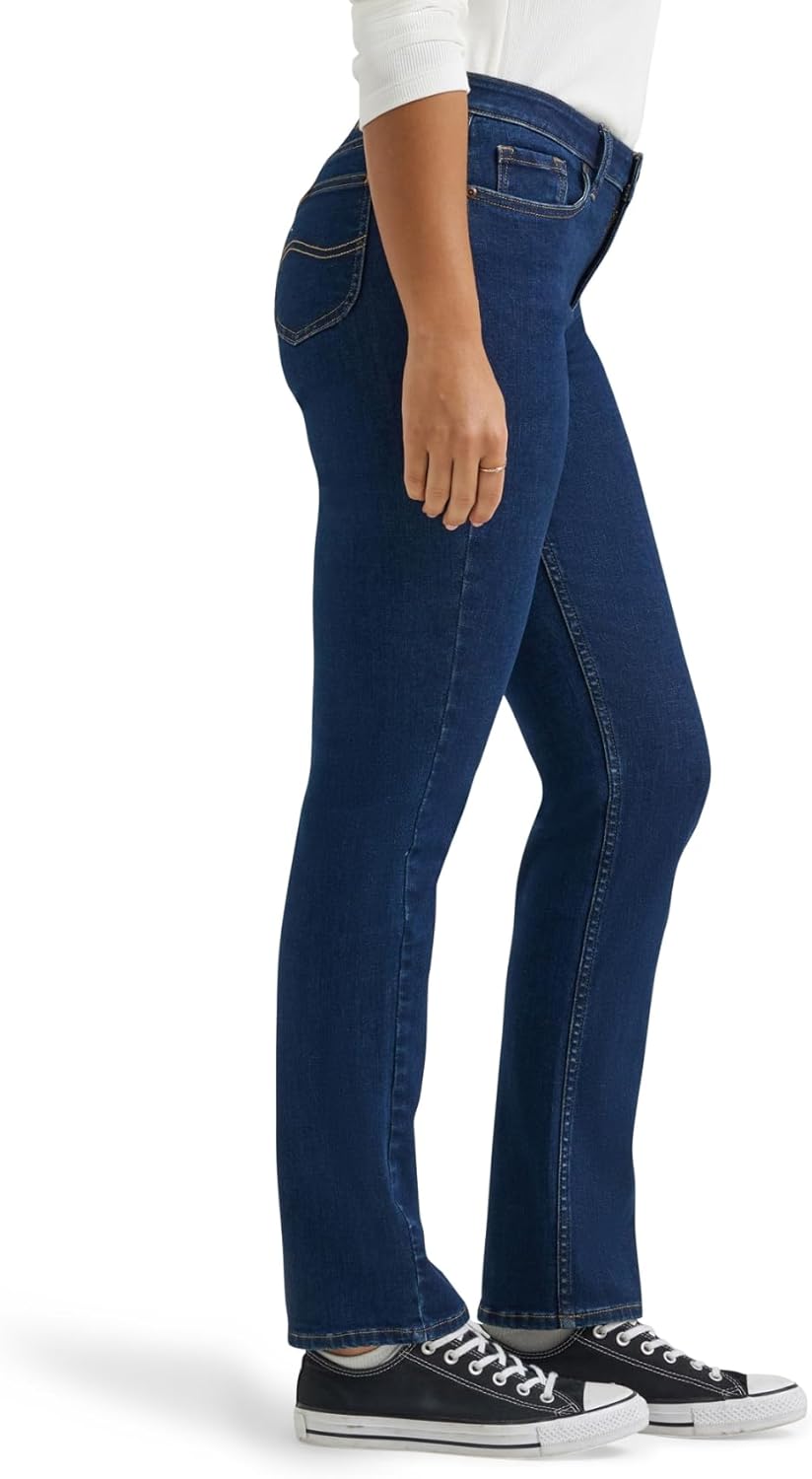 Lee Womens Legendary Mid Rise Straight Leg Jean