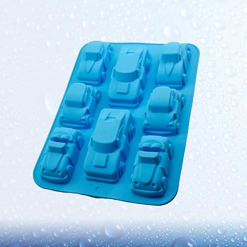 Miniatura 9 de EXCEART Moldes de chocolate para dulces, cartón de silicona, moldes para hornear fondant, molde para hornear para cumpleaños, fiesta temática de