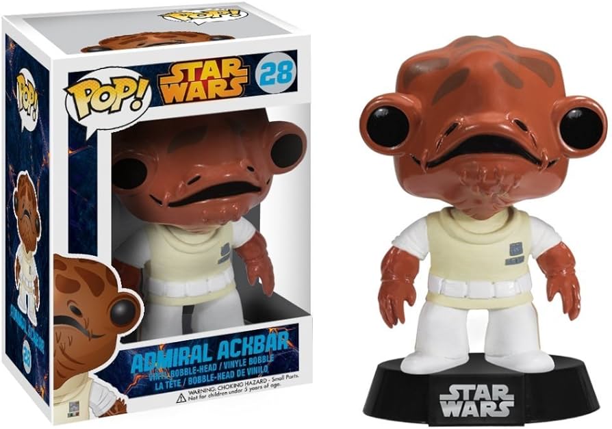 Amazon.com: Funko POP Star Wars: Admiral Ackbar Bobble Figure Amazon.com: Funko POP Star Wars: Admiral Ackbar Bobble Figure