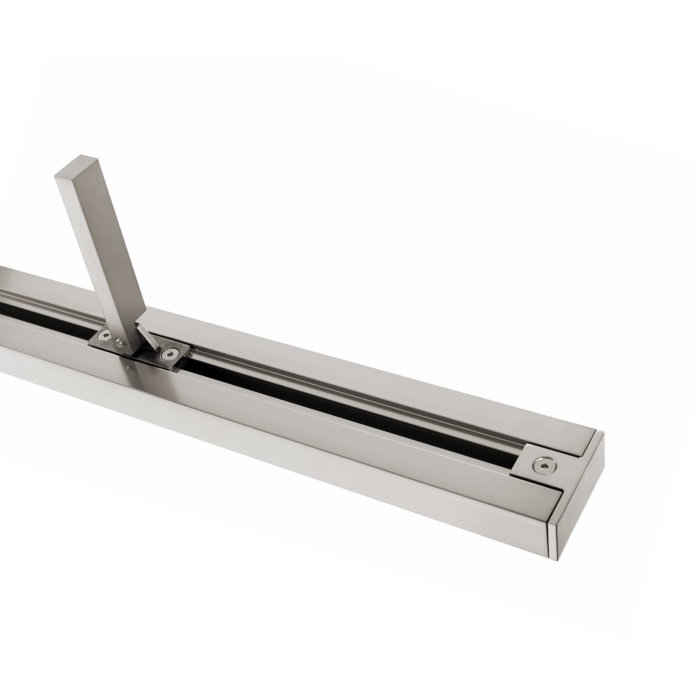 DOLLE Brüstungsgeländer Set aus Aluminium seitliche Montage eckiges Design 150 cm