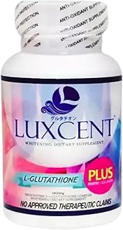 Luxcent New and improved L Glutathione Luminous 60capsules 1800mg