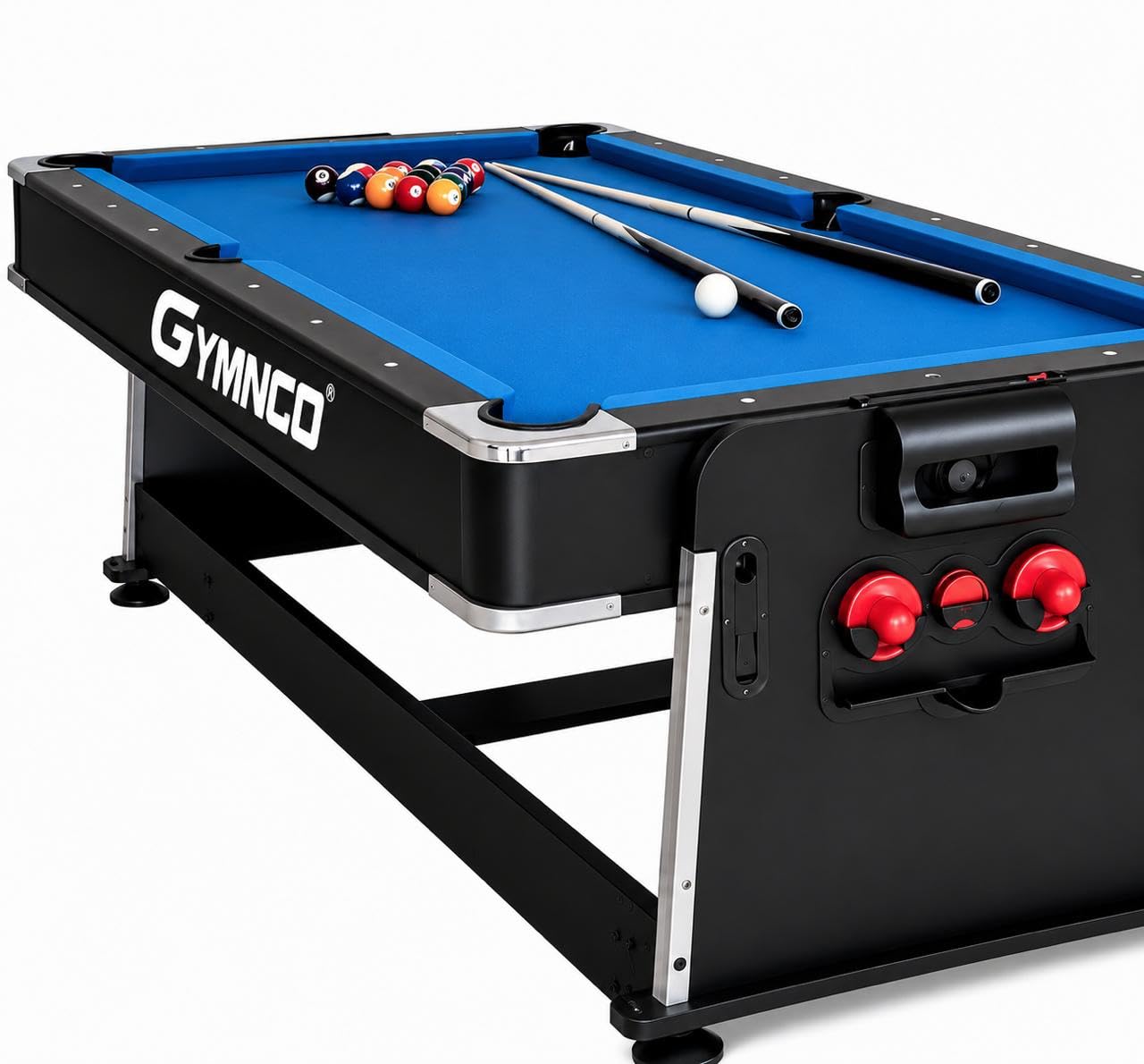 4-in-1 Gaming Table (Pool + Table Tennis + Air Hockey + Office Table) | Table Tennis, Indoor Sport-image-29
