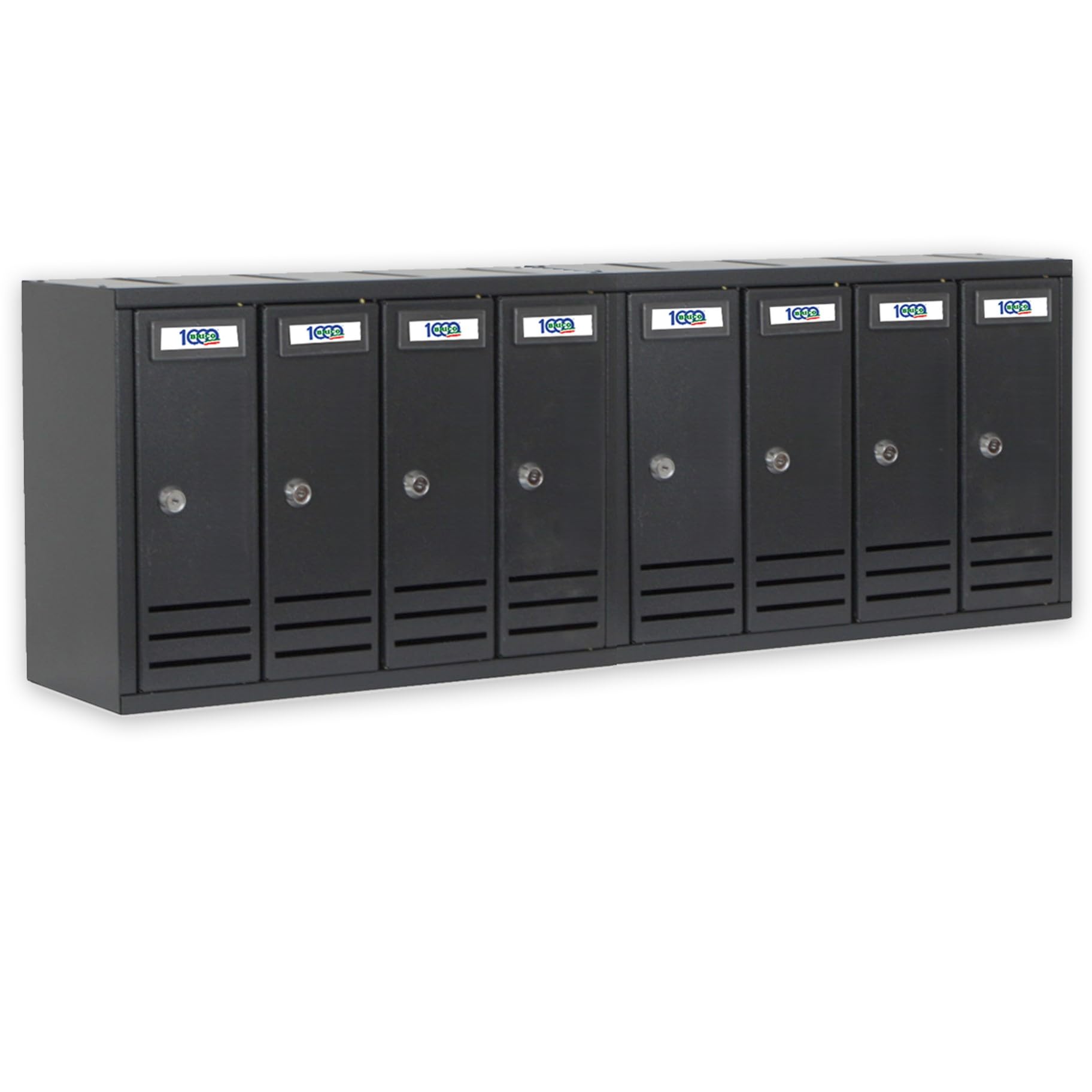 Buzón Condominial 8 puertas 84 x 18 x 30 cm - Modelo Infinity - Gris Antracita