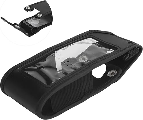 Miniatura 5 de Cuifati Walkie-Talkie - Funda protectora de piel sintética, funda suave de silicona, protector de walkie talkie apto para radio D878UV Two?Way