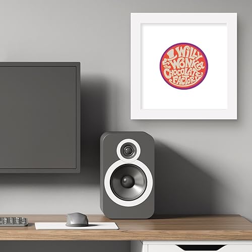 Miniatura 5 de Trends International Gallery Pops Willy Wonka and the Chocolate Factory - Póster de pared con logotipo de texto circular de Willy Wonka, 12.00 x