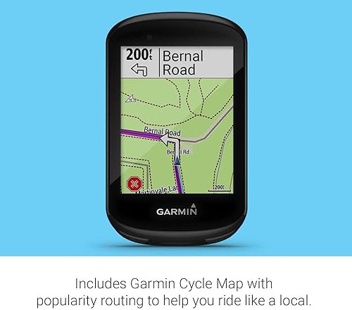 Miniatura 4 de Garmin Edge 830 computadora de ciclismo GPS de rendimiento con mapeo monitoreo dinámico de rendimiento y enrutamiento de popularidad