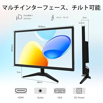 Amazon.co.jp: 22インチ タッチパネルモニター IPS FHD 1920x1080P PC