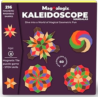 PELIKAS TOYZ Magnalogix Magnetic Mandala Art Puzzle Game for Kids 7-12, Mosaic Art Kit & Kaleidoscope Puzzles, Gift for Gi... Price In India