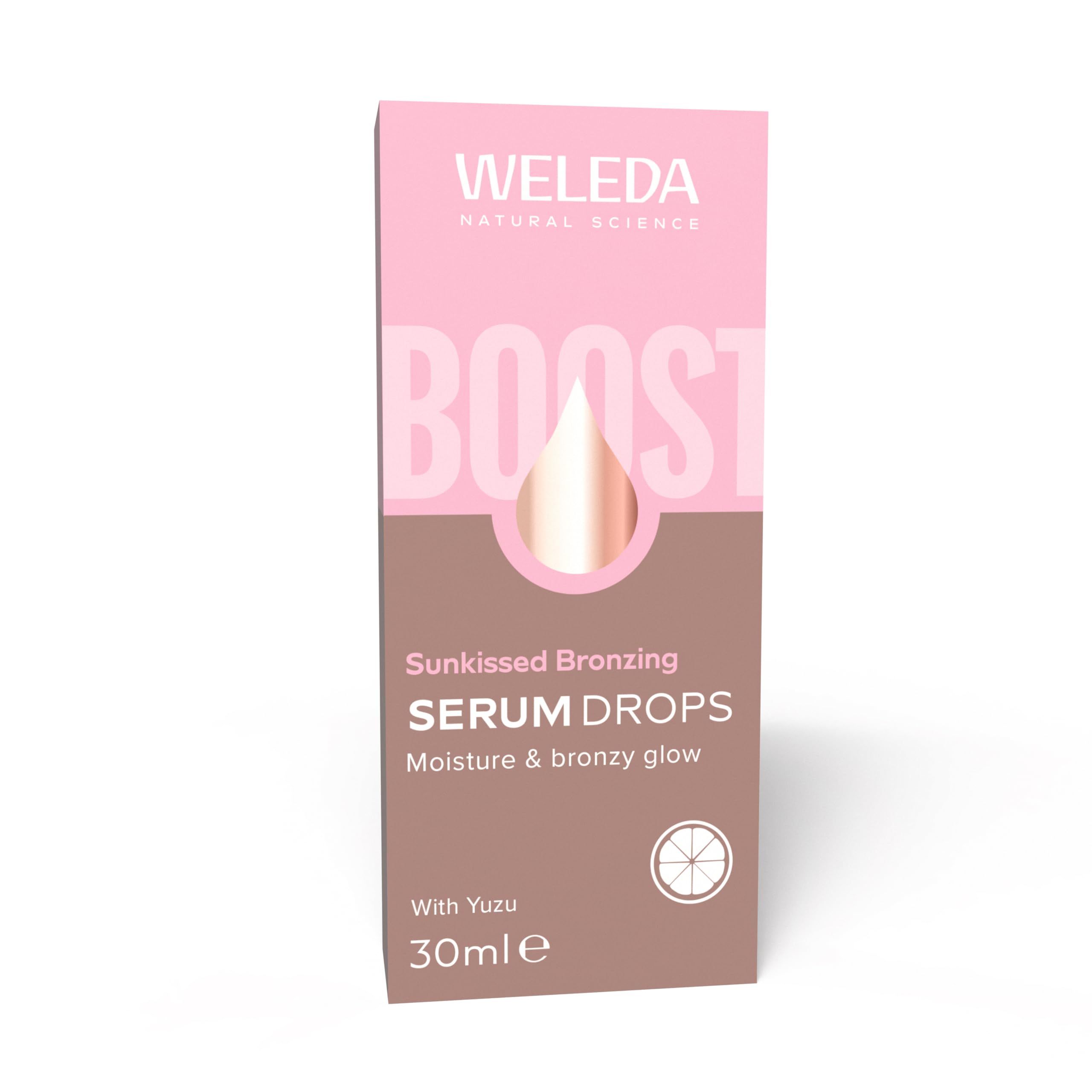 Weleda Sunkissed Bronzing Face Serum Drops with Yuzu, Facial Serum for Instant Moisture & Bronzy Glow, Certified Natural, Vegan, 30ml - Image 3