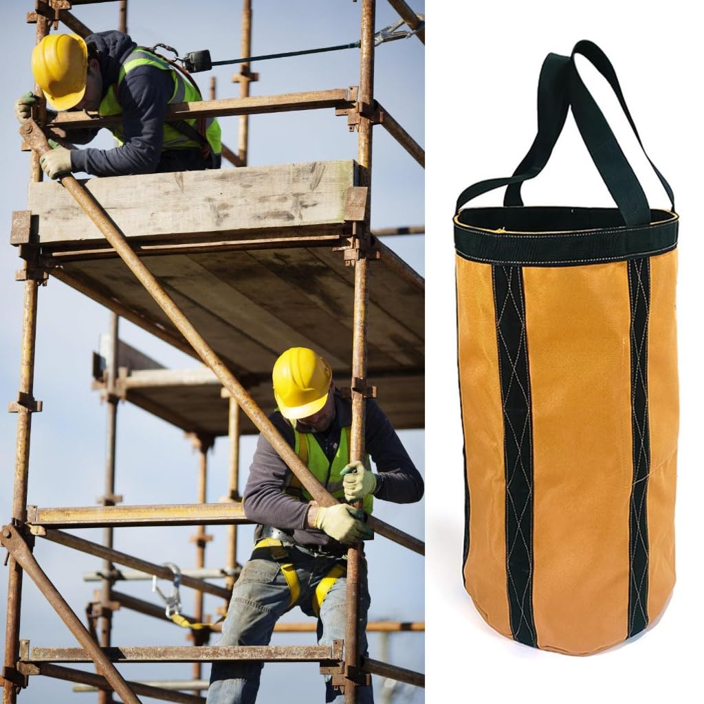 Borsa porta attrezzi in tela impermeabile per artigiani, elettricisti, giardinieri