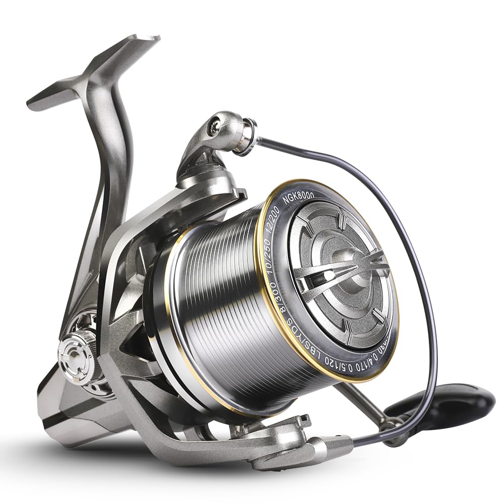 billings reel big fish Spinning Reel,Saltwater Spinning Fishing Reels,Up to 44LBS Max Drag,Ultra Smooth,4.8:1 Gear Ratio, CNC Metal Rocker&Spool,Handle Interchangeable (8000) : Sports & Outdoors Brand_Humminbird Power (Action):Heavy (X-Fast) - SH Beginner Baitcast Reel? :
