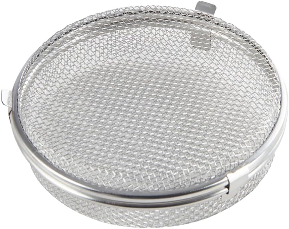 OSALADI Stainless Steel Mesh Dishwasher Basket for Items Accessories and Utensils Round Metal Storage Container for Dishwashing and Drying