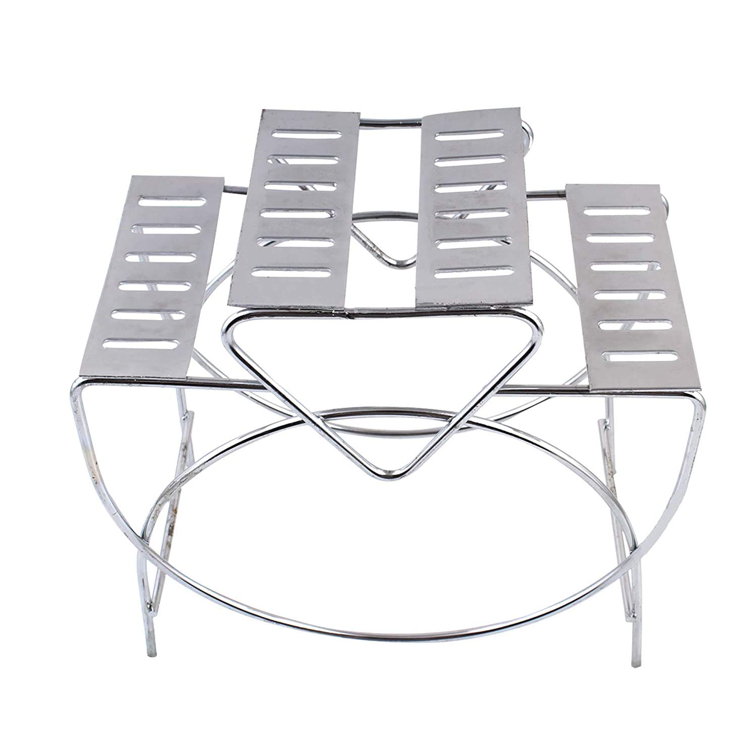 Stainless Steel Cutlery Stand - Forks & Spoons Included -3