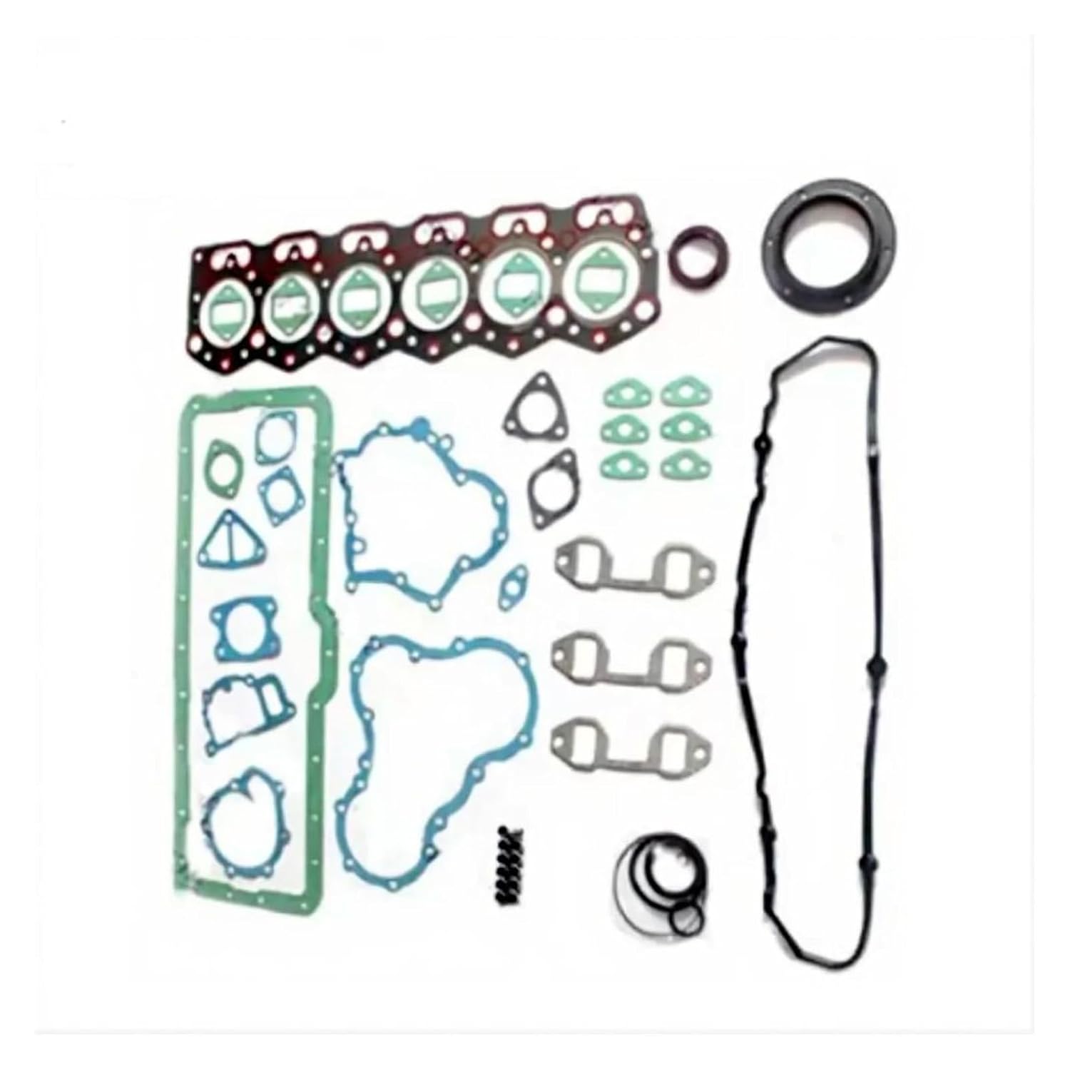 6DR5 Engine Full Gasket Set Repair Kit Compatible with Mitsubishi FD35 FD40 Fuso Trucks Forklift, Replaces ME999146 31794-00020 ME001146