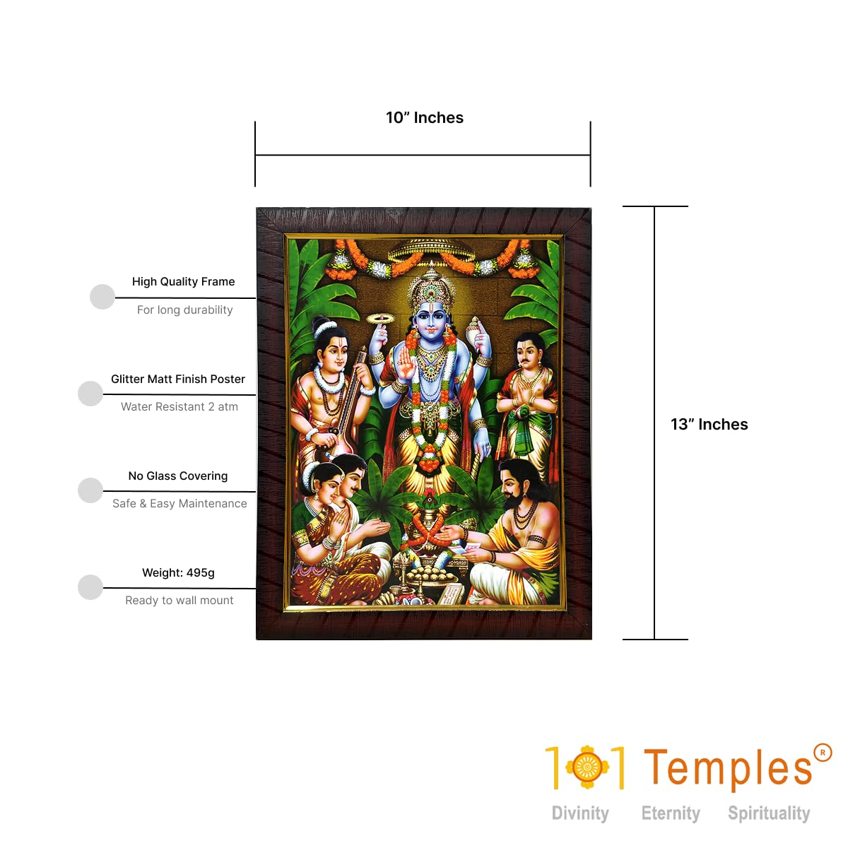 Satya Narayana Swamy Photo Frame - Divine Blessing -6 Satya Narayana Swamy Photo Frame - Divine Blessing -6