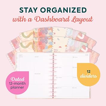 Happy Planner Disc-Bound Planner July 2026June 2027, Big Size