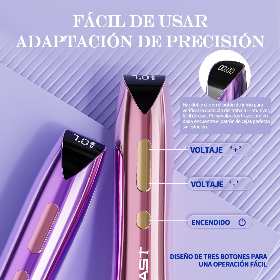 Mast Batería Inalámbrica Pantalla LCD – Para Máquina de Tatuar Mast P60