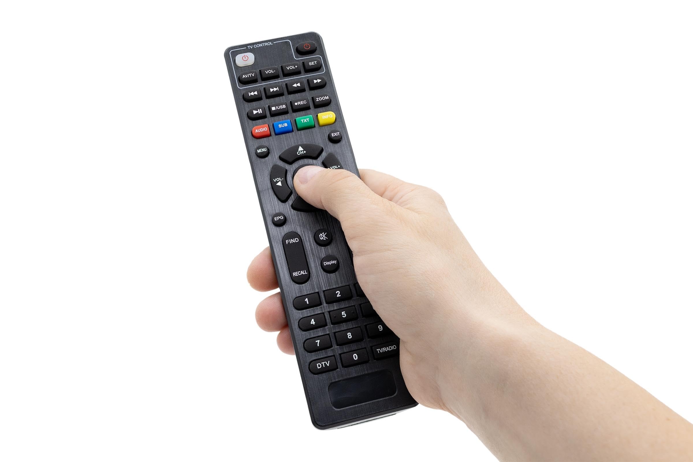Combo-Receiver DVB-C & DVB-T2 H265 mit Auto Installation & Aufnahmefunktion geeignet für jeden Kabel-Anbieter UND dem Empfang von allen freien DVB-T2 Sender via Antenne, Standard Size