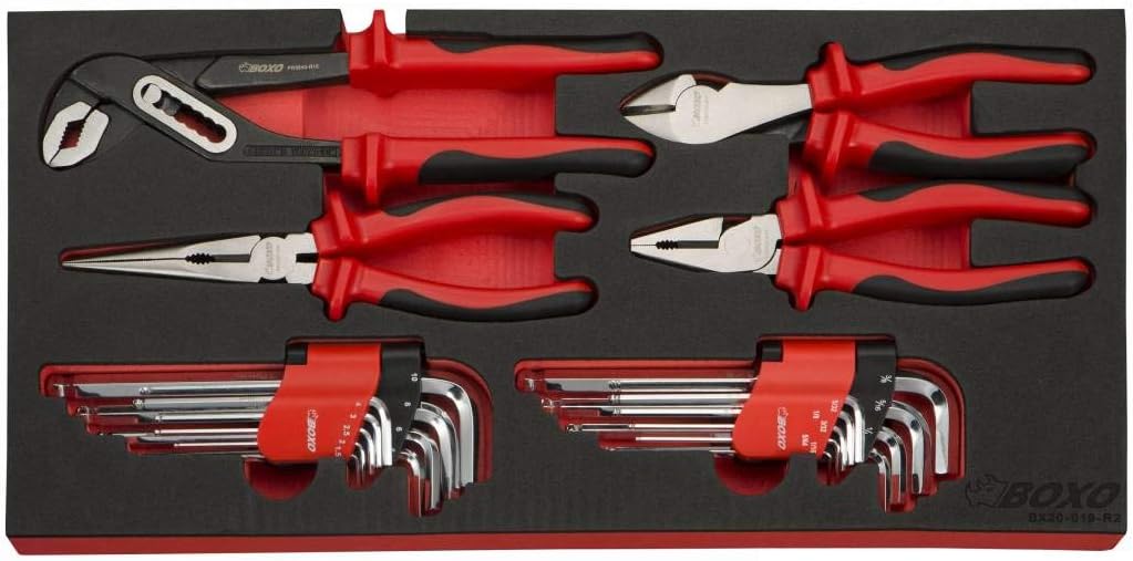 Uр Tо 50% оƒƒ BOXO USA Heavy Duty 185pcs Metric & SAE Tool Set with 3 Drawers Carry Box Suреr Brаndѕ BOXO USA Heavy Duty 185pcs Metric & SAE Tool Set with 3 Drawers Carry Box