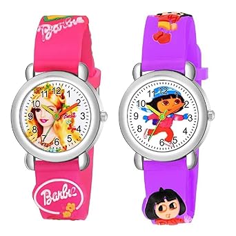 Rozti Children Cute Cartoon Pattern Watches Student Quartz Analog Wrist Watch Gift Boys & Kids