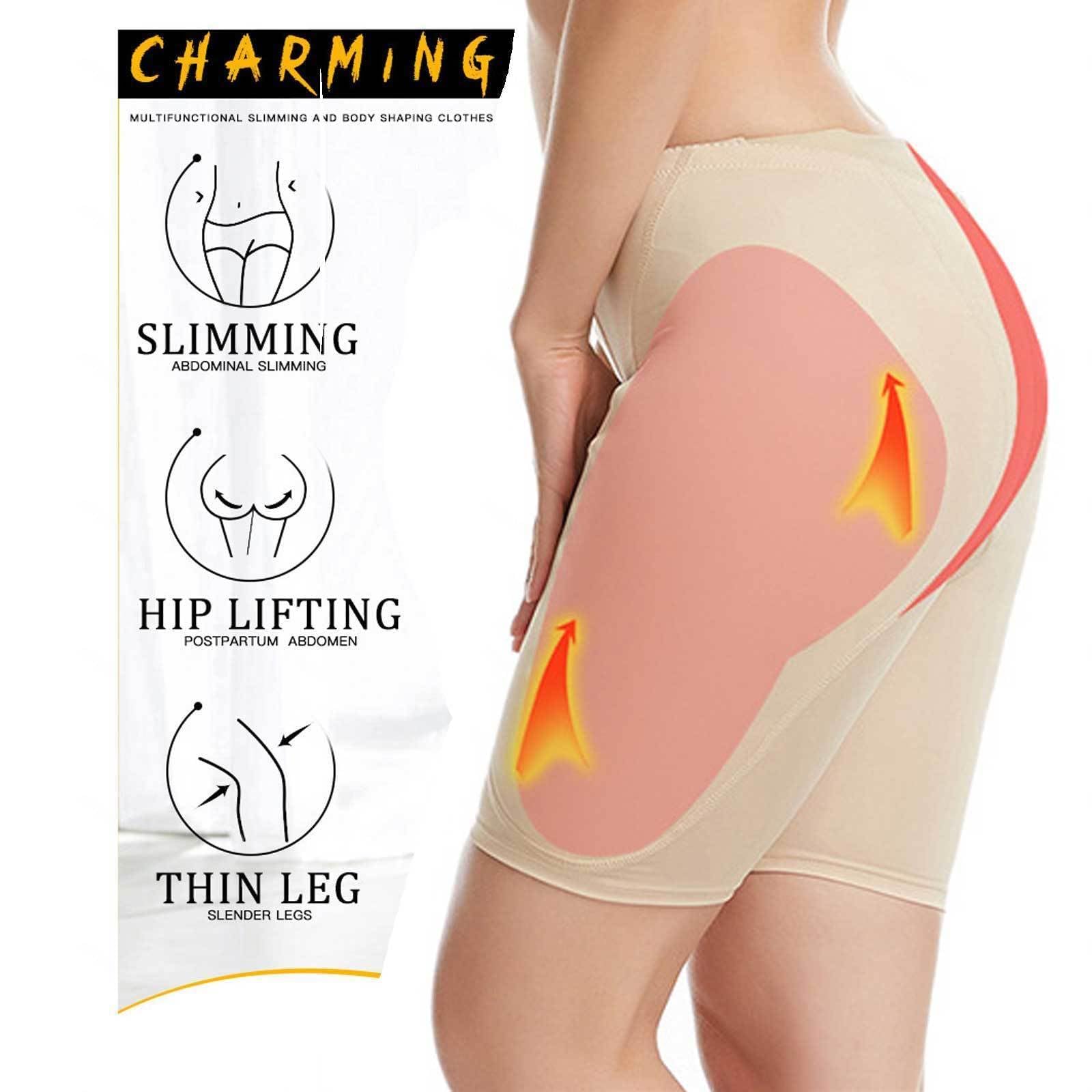 HLTYGWX Shapewear-Unterwäsche, Bauchkontrolle, Po-Lift, Shapewear, künstliche Hüfte, Hüftgürtel für Damen, Körper, Beige, Größe M