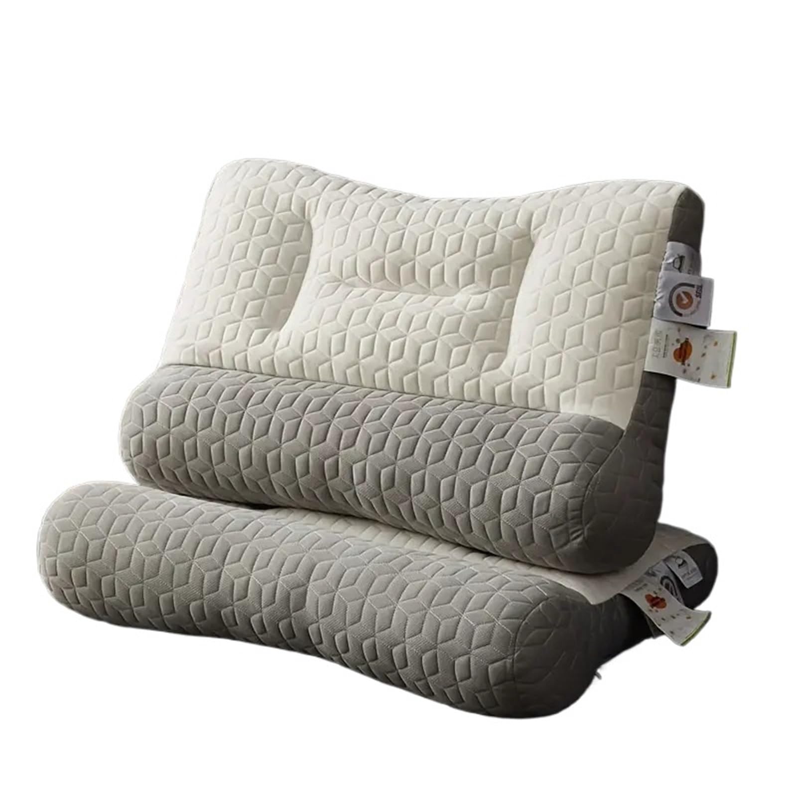 YGSGJSP Latex Pillow Ergonomic Pillow Sleep Neck Protects The Spine Orthopedic Contour Bedding For All Sleeping Positions for adults