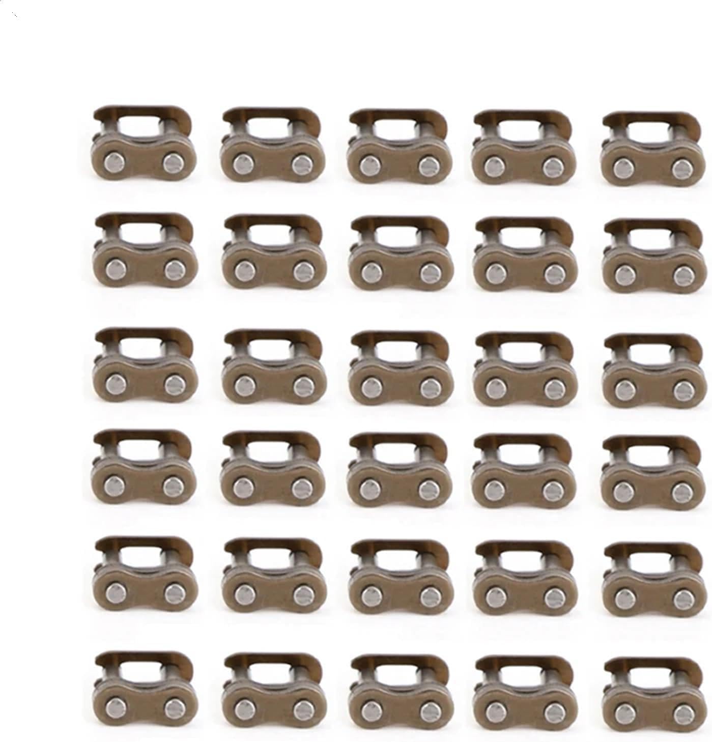 25H Drive Chain Spare Master Link For 2 Stroke 33cc 43cc 47cc 49cc motorcycles parts practical(Black 30 Pcs)