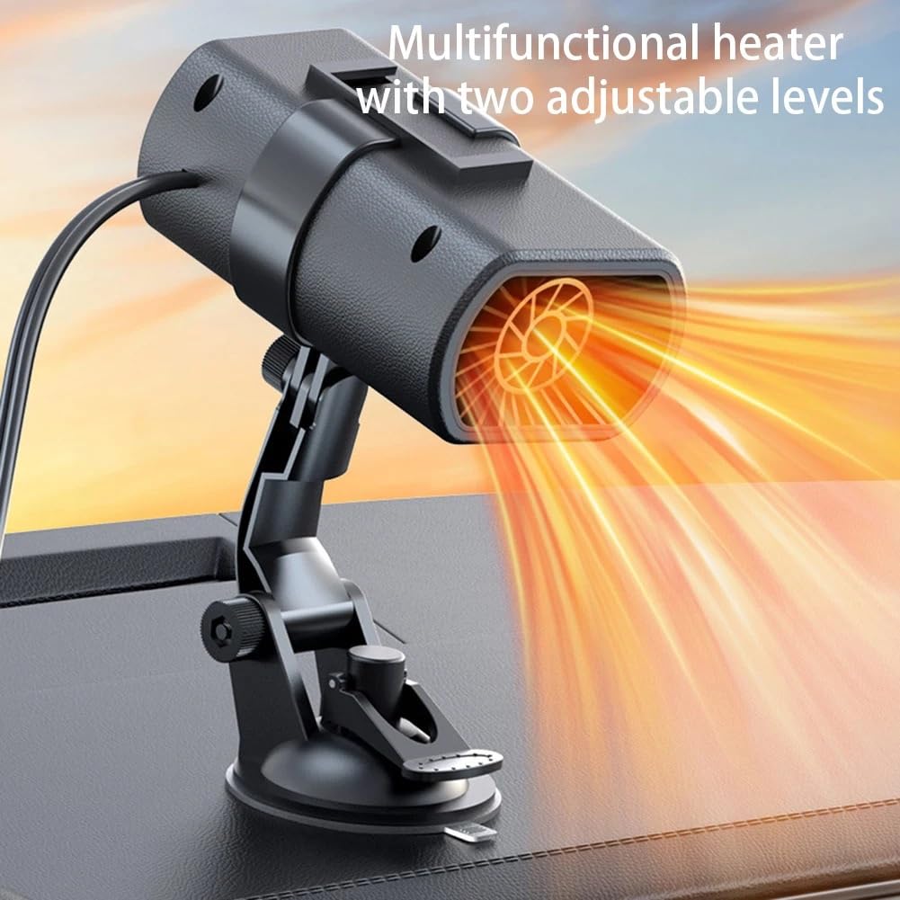 Desempañador universal for coche de 12 V y 200 W, elimina la escarcha, la nieve y la niebla. Calentador for descongelar ventanas y parabrisas. Accesorios for coche.