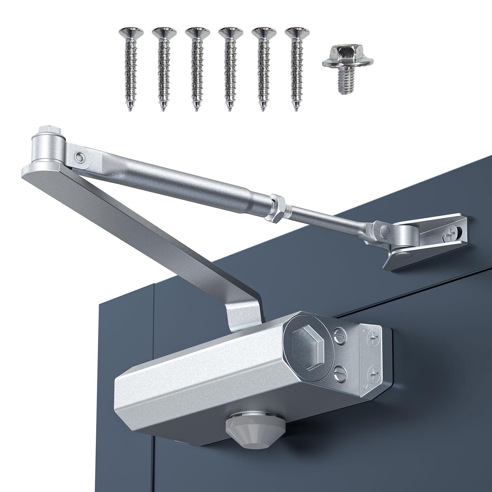 Shyyoulqe Type A Damping Buffers Door Closing Swing Door Automatic Closing Mutes Invisible Doors Home Hydraulic Quiet Automatic
