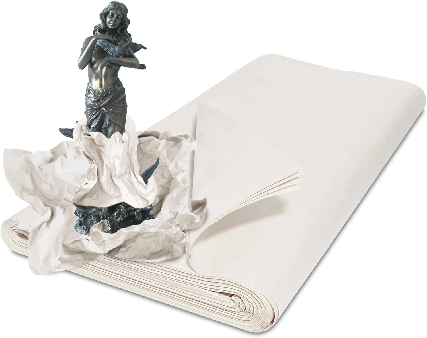 APQ White Newsprint Packing Paper 31” x 21.5”, Moving Packing Paper Sheets 125 PCS Pack, Moving Wrapping Paper Sheets 31 x 21 1/2, Moving Supplies Packing Paper, Shipping Paper for Packing