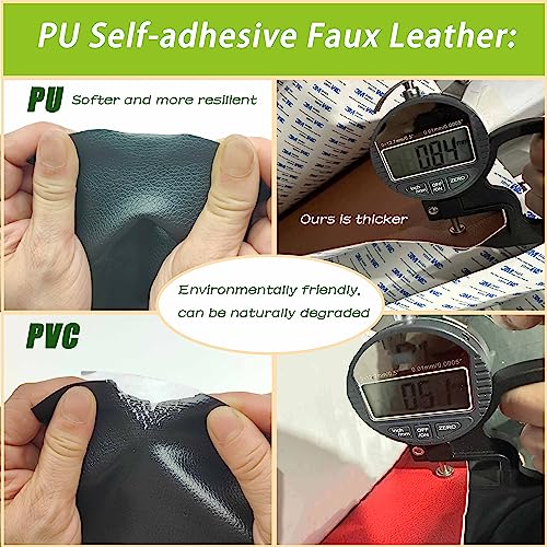 Surriba Rotolo Ecopelle Adesiva, Pelle Patch per