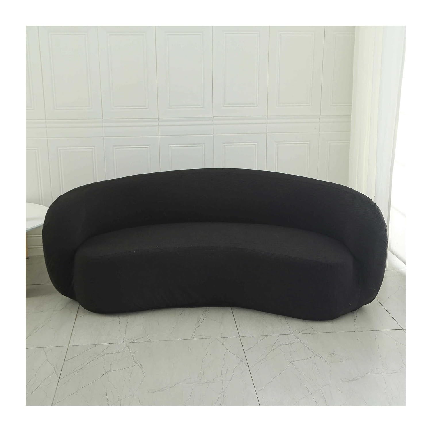 Iliemao Black Patio Chair Armrest Covers Stretch Armchair Slipcovers Armchair Cover For Sofa Chair Cover, Accent Chair Slipcover Armchairs Sofa Cover Club Chair Couch Cover(,145-175 Cm)