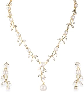Shining Diva Fashion Latest Stylish Design Fancy Necklace Jewellery Set for Women (16469s) Price In India