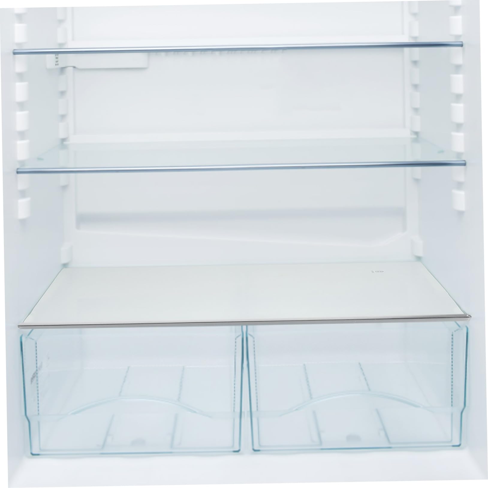 NUOBESTY Ripiano in Vetro Temperato per Frigorifero da Cucina 30x27 Cm, Divisorio Portaoggetti per Frigo Domestico, Pannello Sostitutivo Compatibile Congelatore, Facile da Installare