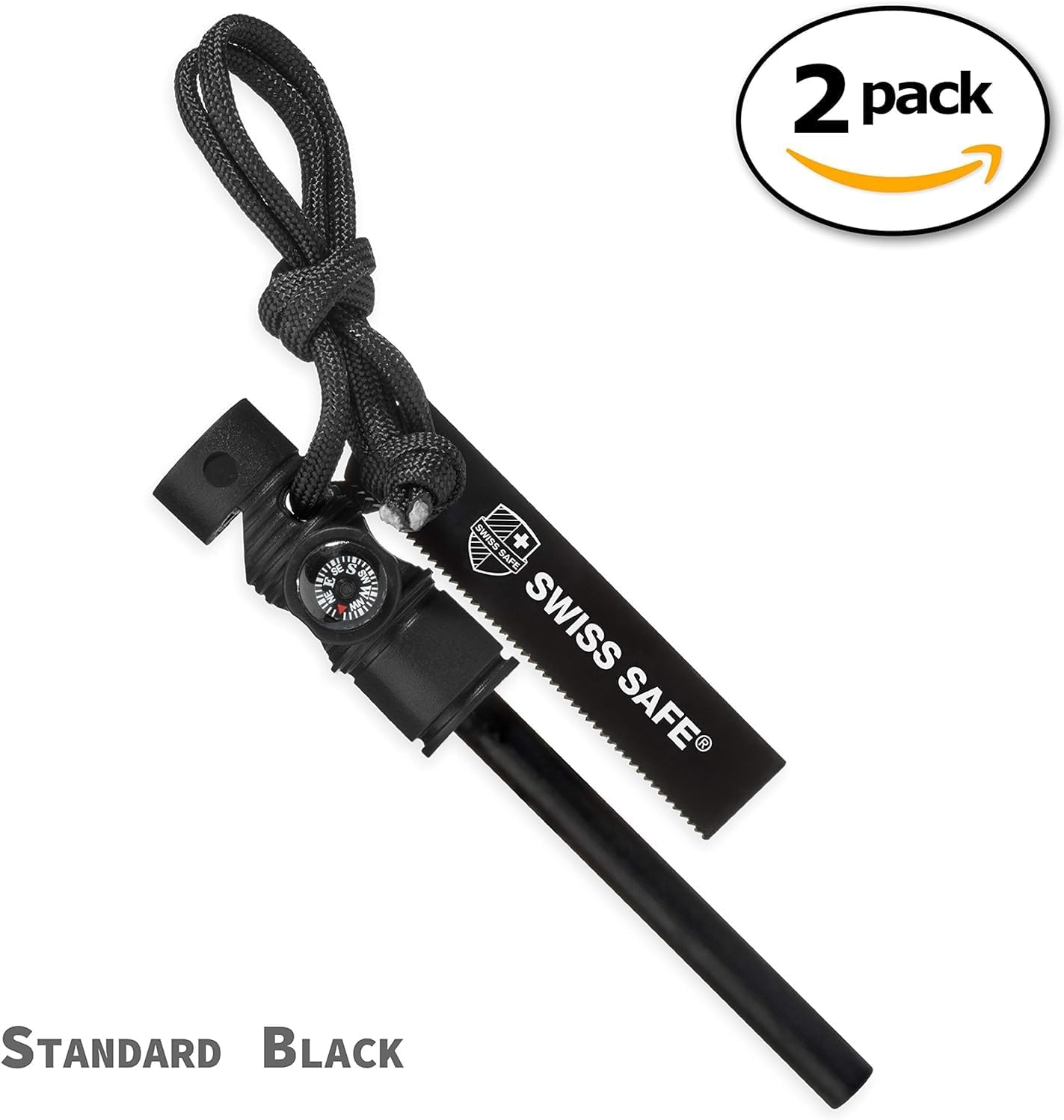 Swiss Safe 5-in-1 Fire Starter Survival Kit (2-Pack) - image 2
