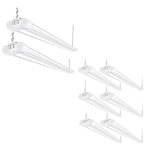 hykolity 5000K LED Shop Light Linkable, 4FT Daylight LED Ceiling