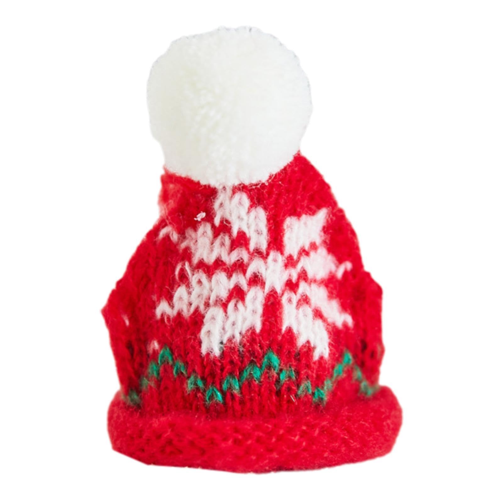 CALANDIS® Christmas Mini Knit Hat Party Supplies DIY Art Craft Cute Holiday Xmas Decor Red White | Ornaments | Christmas & Winter | Holiday & Seasonal Dacor-image-33